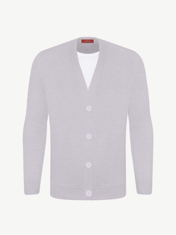 Кардиган с пуговицами из экохлопка