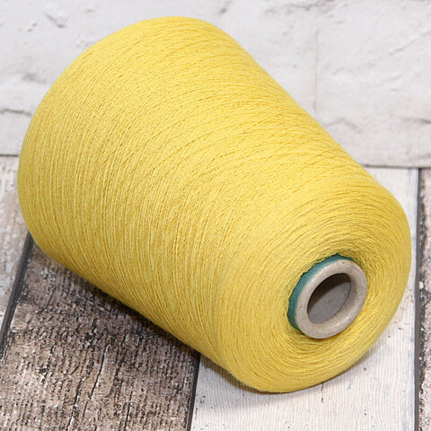 Меринос креповый SESIA CRISPY 2/48*2 желтый лимонный