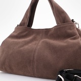 Сумка Саломея 2020 эко-замша шоколад