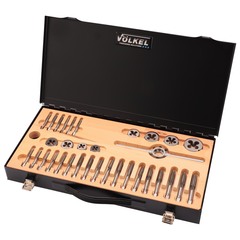 Набор метчиков и плашек M5 -M12 HSS-G 40пр Volkel 48004