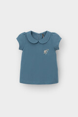 фуфайка  для девочки  КР 302735/капитанский синий к561