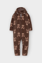 комбинезон  для девочки  ФЛ 60000/капучино,милые мишки