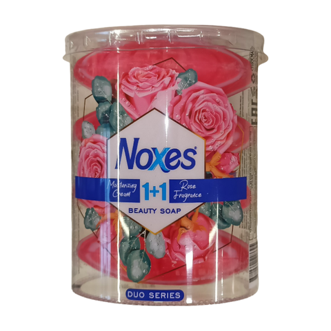 Мыло Noxes 4шт стакан розовое