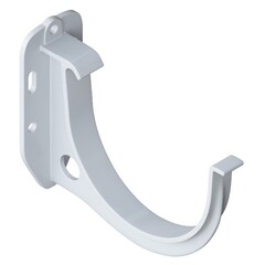 Кронштейн желоба ПВХ Альта-Профиль Элит Белый 125 мм