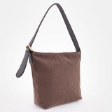 Сумка Саломея 485 эко-замша шоколад