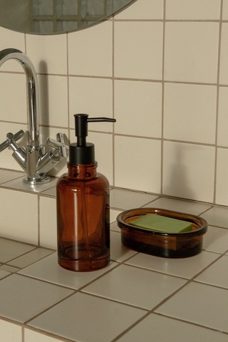 Мыльница Amber, темно-янтарная