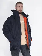 Куртка Аляска демисезонная Husky City Nord Storm (синий - r.blue/orange)