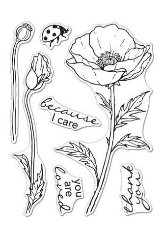 Силиконовые штампы Hero Arts - Hero Florals