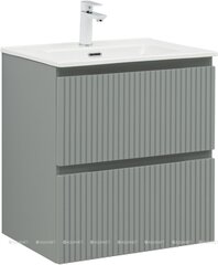 Aquanet 340692 Тумба с раковиной Джейн 120 цв.мисти грин (раковина Flat) (340692) фото