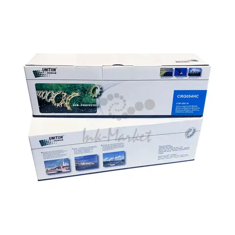Совместимый картридж UNITON Premium Cartridge 054H C для CANON LBP-621, 623, MF641/643/645 синий (2,3K) GREEN LINE (Eco Protected)