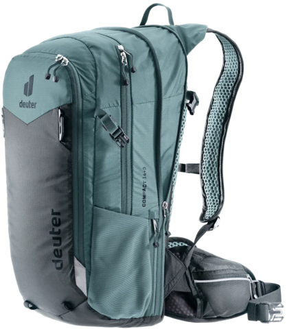 Картинка рюкзак велосипедный Deuter Compact 14+3 Graphite/Shale - 6