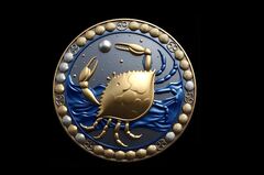 Силиконовый молд Знак зодиака Рак 3 см