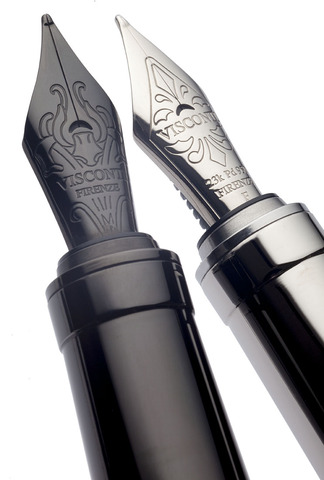 Ручка перьевая Visconti Michelangelo Back to Black, F (Vs-294TB-02)