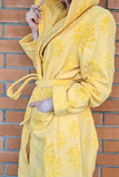 Короткий махровый халат с капюшоном Luna di Giorno