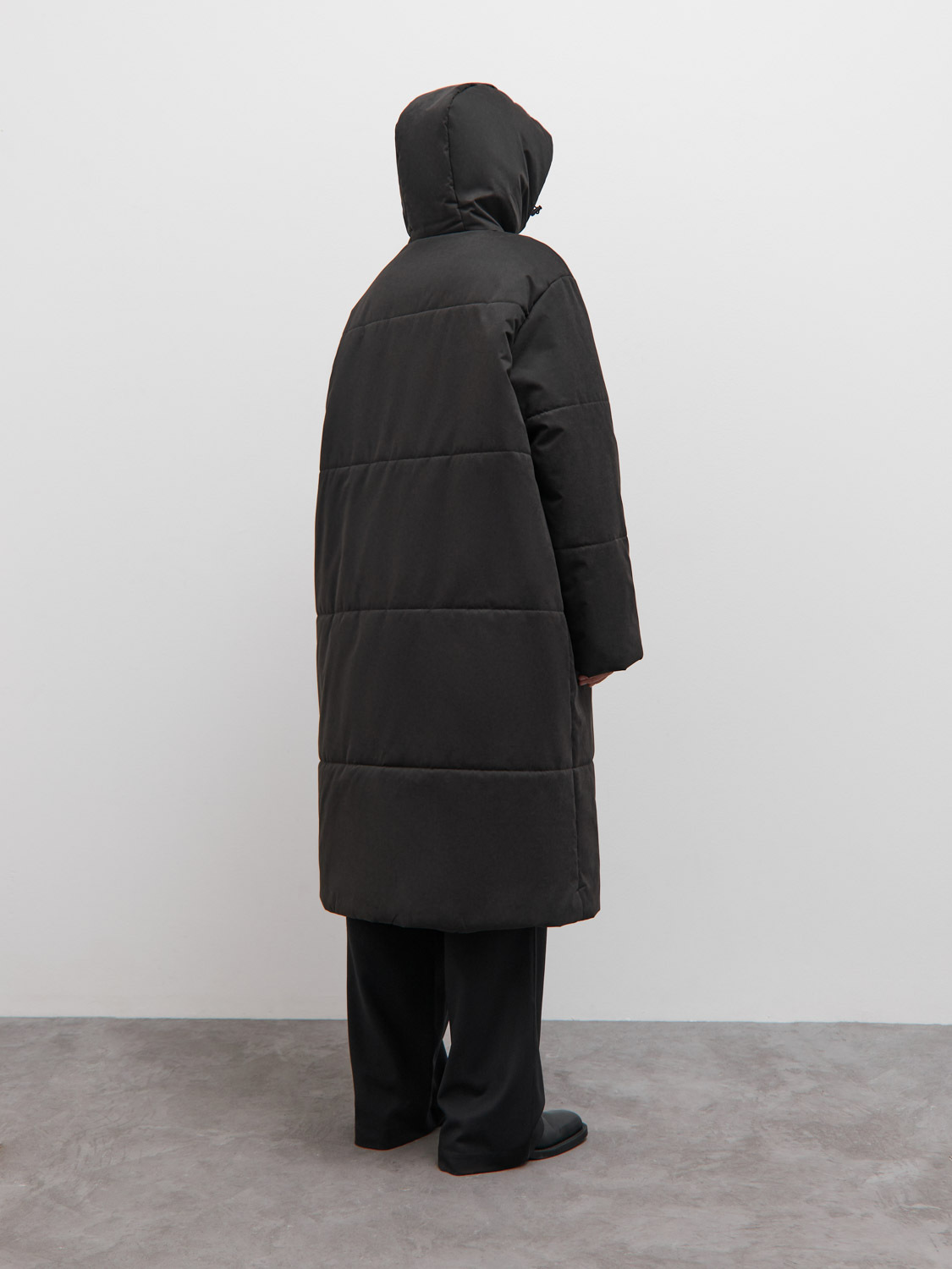 

Куртка Киото оверсайз с асимметричной молнией, Черный