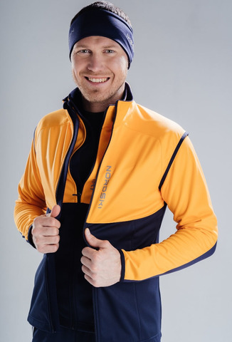 Лыжный жилет Nordski Premium Orange-Blueberry 2020