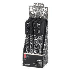 Ручка шариковая, масляная, Vinson, синие чернила, серия "Hannah", 20 шт