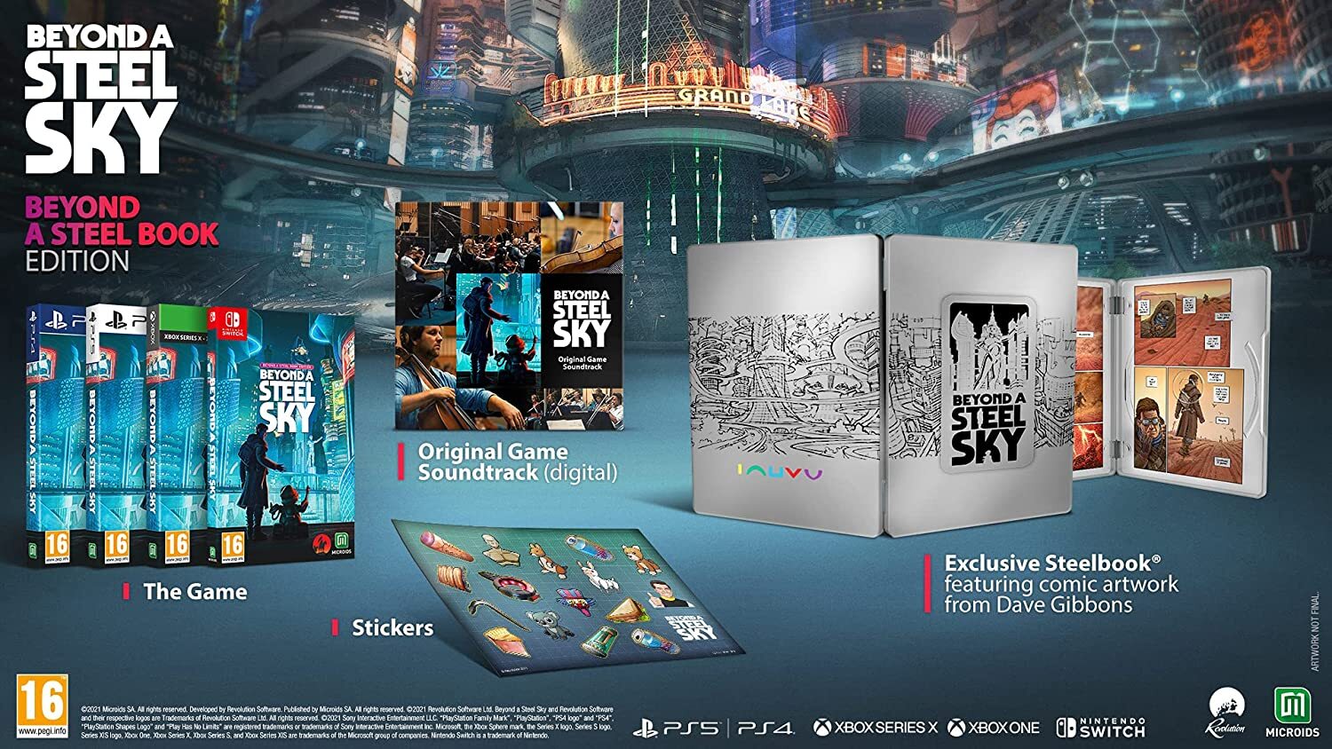 купить Beyond a Steel Sky - Beyond A Steelbook Edition [Nintendo Switch,  русские субтитры] – стоимость 2 750 ₽ | Империя Игр