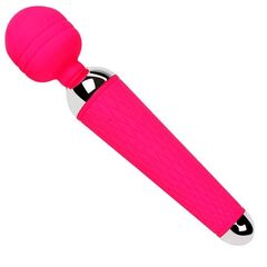 Розовый wand-вибратор - 20 см. - 