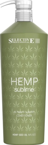 Кондиционер увлажняющий для сухих и поврежденных волос Hemp Sublime Selective,  1000 мл