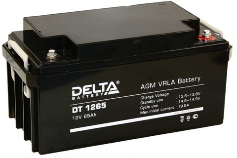 Аккумуляторная батарея Delta DT 1265