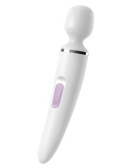 Белый вибратор Satisfyer Wand-er Woman - 