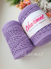 Lavender cotton cord 3 mm