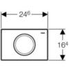 Geberit Delta11 115.120.11.1 Клавиша смыва для унитаза