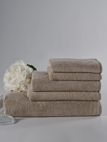 Набор полотенец 3шт Claire Batiste Atelier Ile теплый бежевый