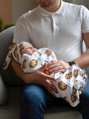 Пелёнка-кокон Mjölk Печенье