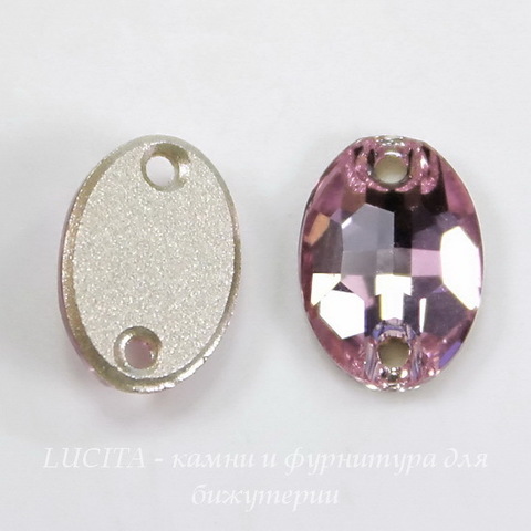 3210 Пришивные стразы Сваровски овальные Light Amethyst (10х7 мм)
