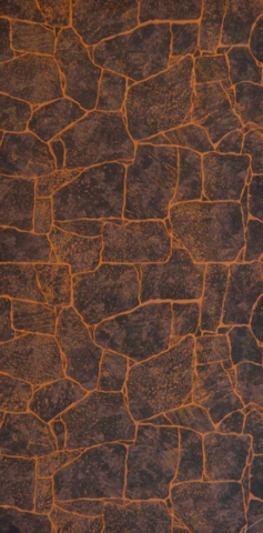 Листовая панель МДФ Акватон Камень Бутан темно-коричневый 2440х1220 мм