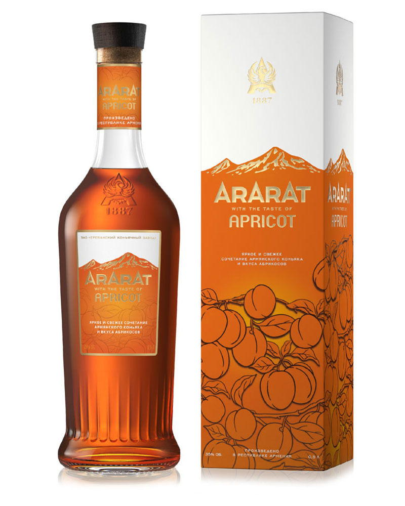 Коньяк Ararat Априкот со Вкусом Абрикоса 35%, 0,5 л.