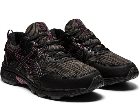 Кроссовки непромокаемые Asics Gel Venture 8 WP black-grape женские