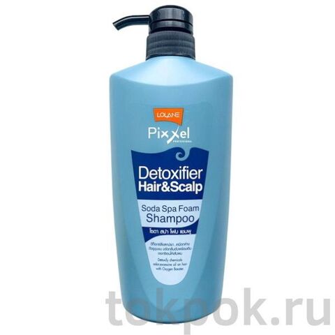 Шампунь для волос Lolane Pixxel Detoxifer Hair & Scalp Soda Shampoo, 500 мл