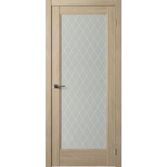 Купить Межкомнатная дверь экошпон Нова 2 дуб натуральный остеклённая