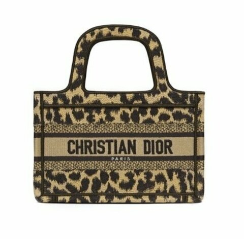 Сумка Dior Book Tote, модель мини-формата бежевый
