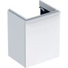Шкафчик для раковины Geberit Smyle Square, с одной дверцей: B=49.2см, H=61.7см, T=40.6см, Белый / Высокоглянцевое покрытие