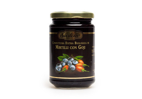 Конфитюр из черники и ягод годжи Sicilizie, 360г