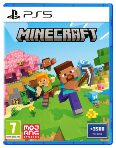Minecraft + 3500 жетонов (диск для PS5, полностью на русском языке)