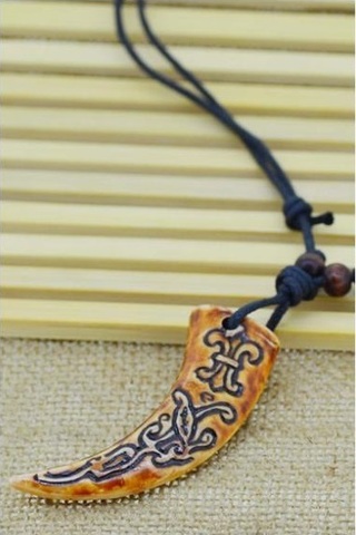 Totem Pendant talismans bone carving