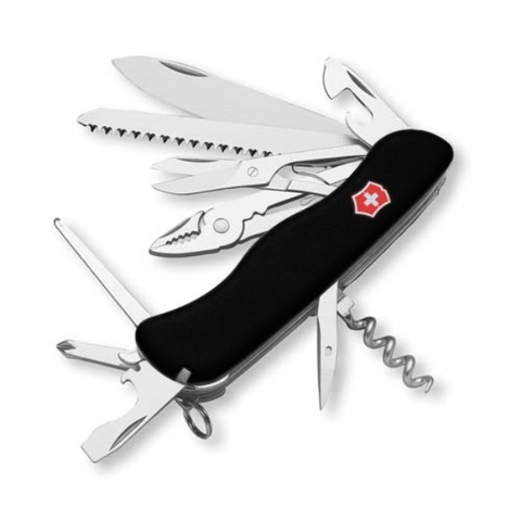 Складной нож Victorinox Hercules Black, 111 мм., 18 функций, цвет чёрный (0.9043.3) - Wenger-Victorinox.Ru