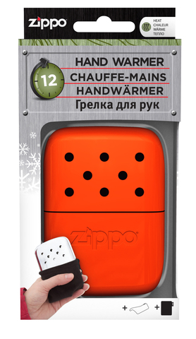 Каталитическая грелка ZIPPO Blaze Orange сталь оранжевая, на 12 ч, 66x13x99 мм (40378)