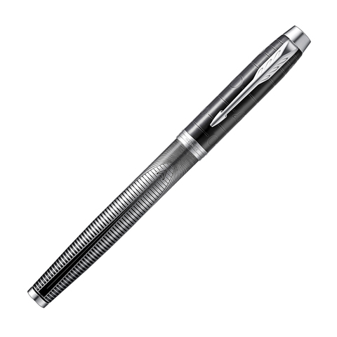 Parker IM SE - Metallic Pursuit RB, ручка-роллер, F, BLK