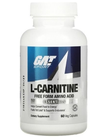 Gat sport, L-карнитин, 60 растительных капсул