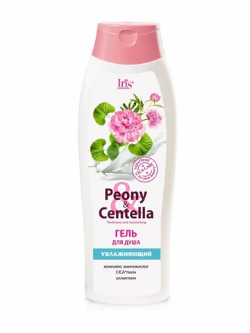 Peony & Centella Гель для душа увлажняющий 400мл Iris