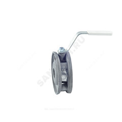 Кран шаровой сталь Стриж Ду 32 Ру16 межфл L=52мм полнопроходной оцинкован LD 032.016.02.Zn