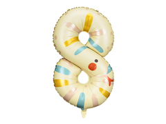 Цифра гелиевая 8 Змея Party Deco