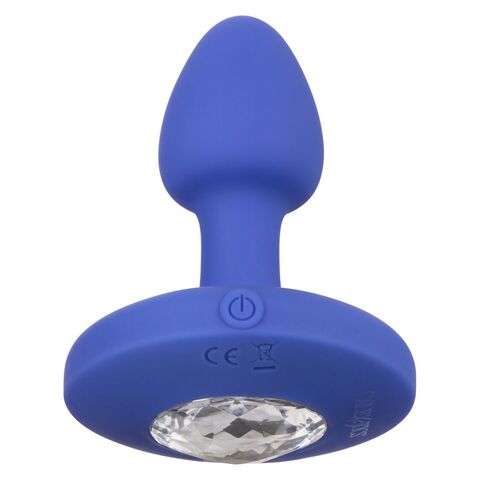 Синяя анальная вибропробка Small Rechargeable Vibrating Probe - 7,5 см. - California Exotic Novelties Cheeky SE-0443-15-3
