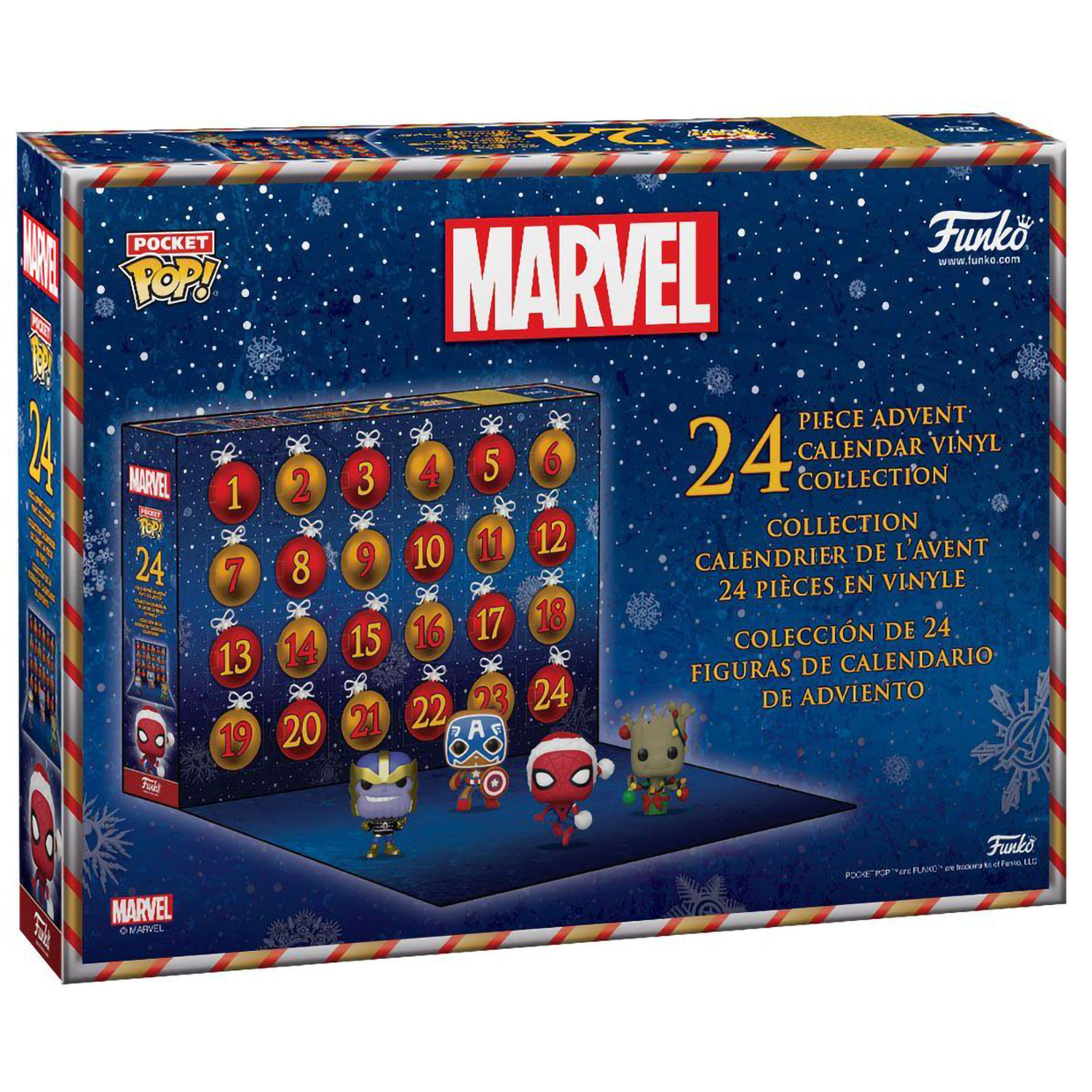 Набор Funko Advent Calendar Marvel Holiday 2022 24 фигурки - купить по  выгодной цене | Funko POP Shop